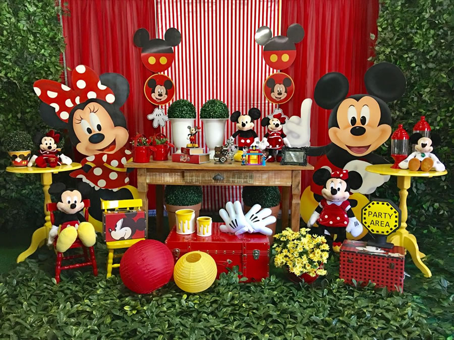 festa do mickey E Minnie