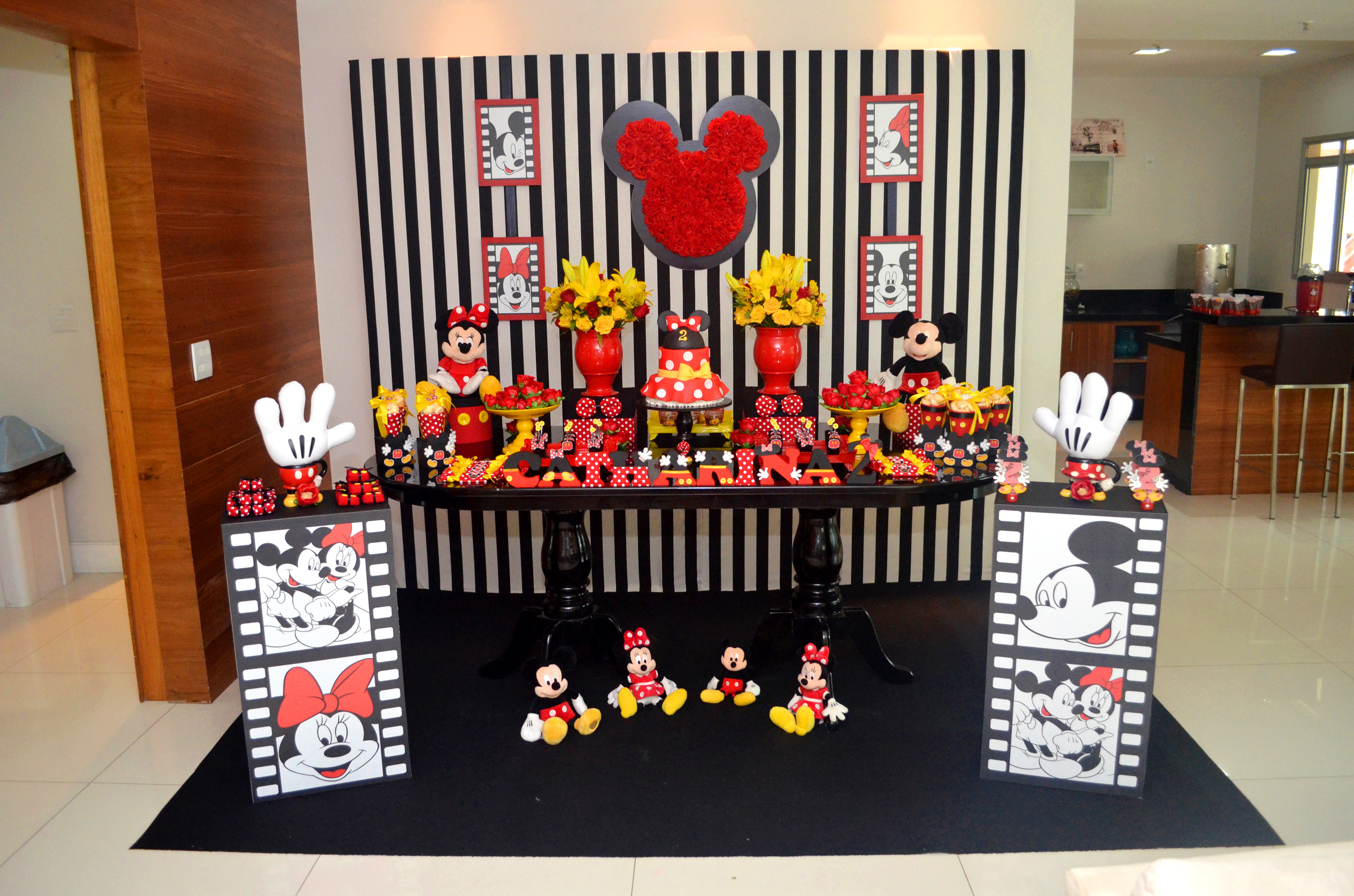 festa do mickey E Minnie