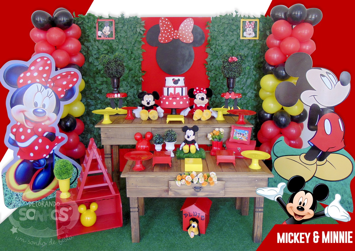 festa do mickey E Minnie