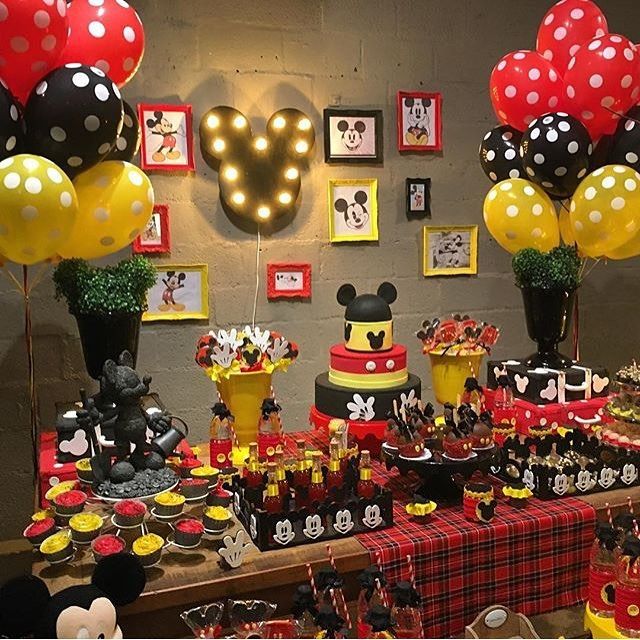 festa do mickey Luxo