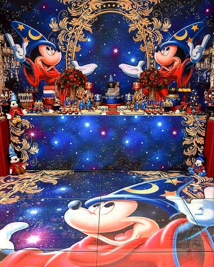 festa do mickey Luxo