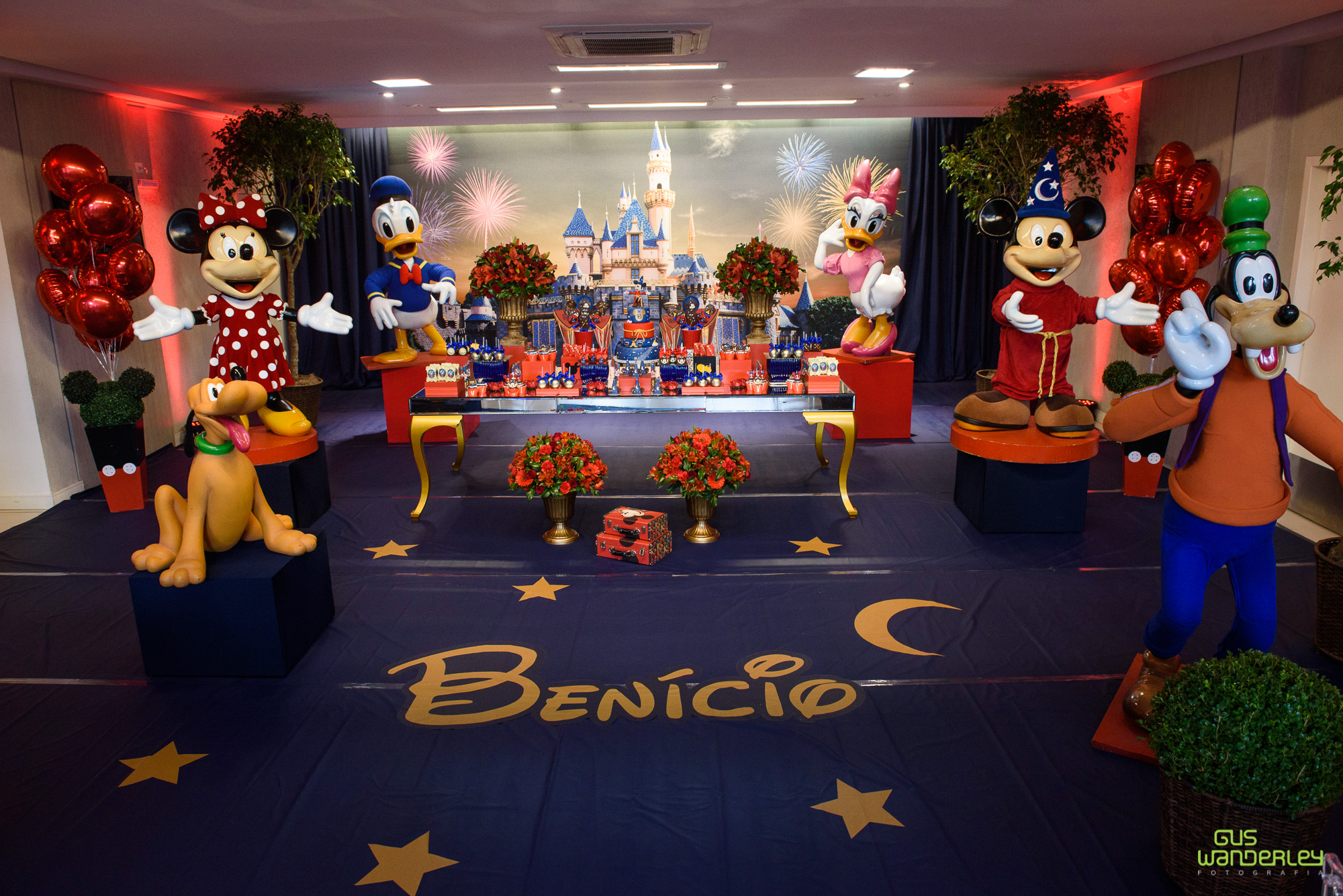 festa do mickey Luxo