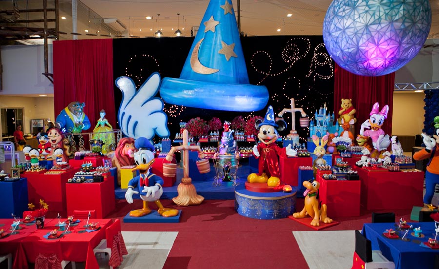 festa do mickey Luxo