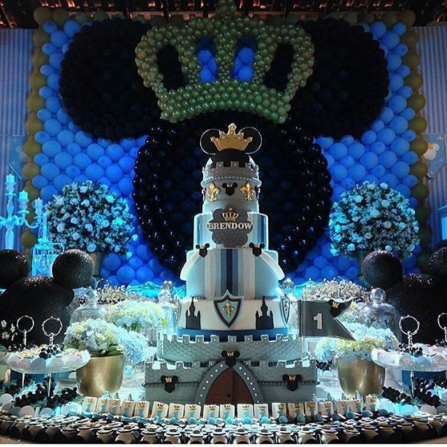 festa do mickey Luxo