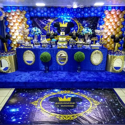 festa do mickey Luxo