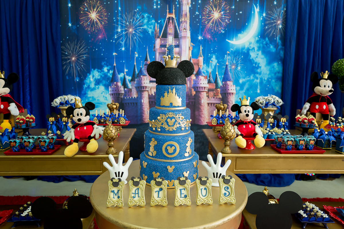 festa do mickey Luxo