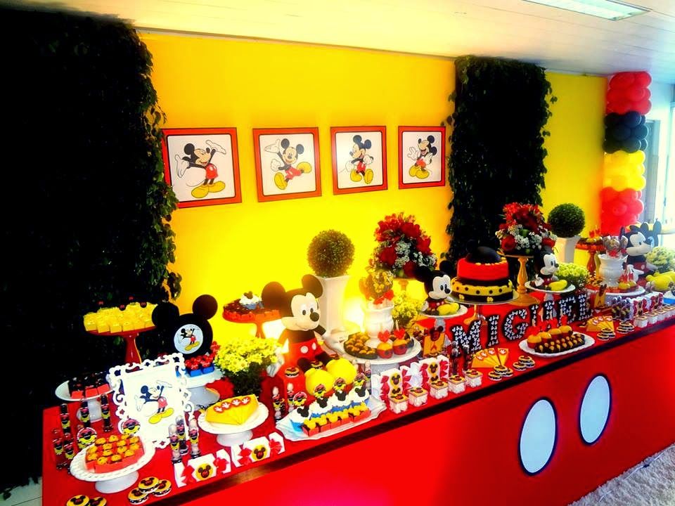 festa do mickey Luxo