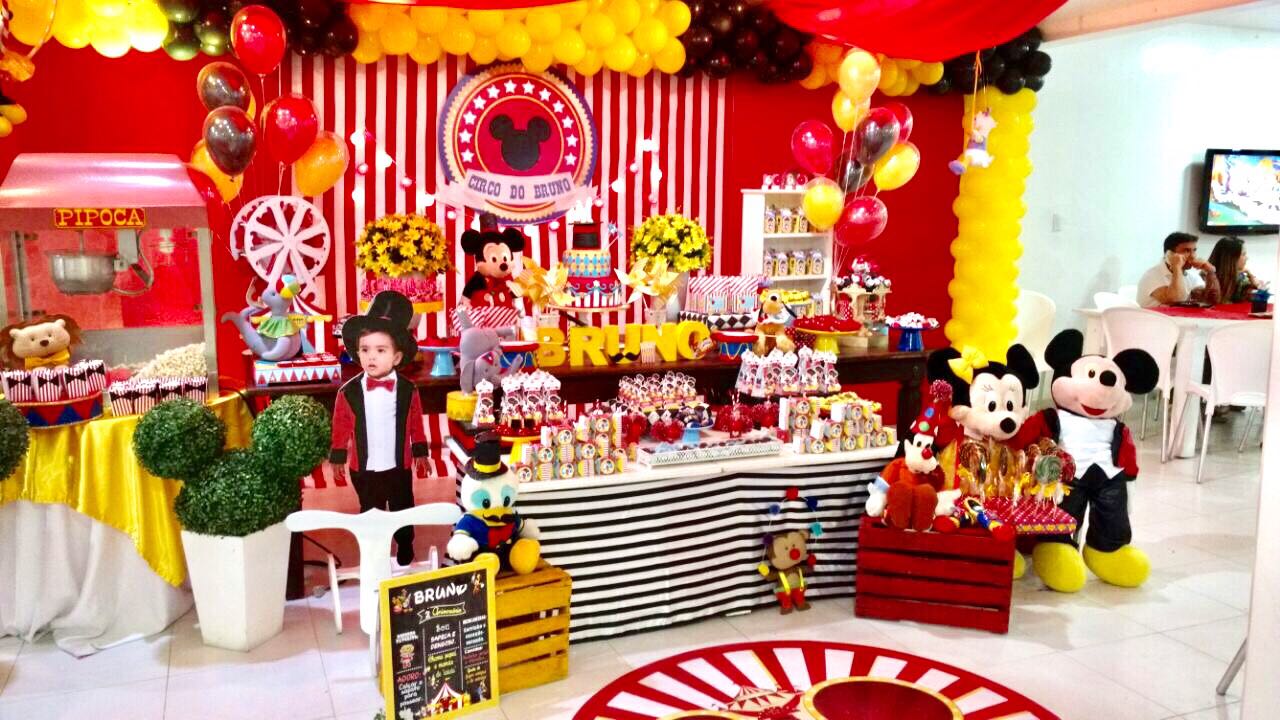 festa do mickey Luxo