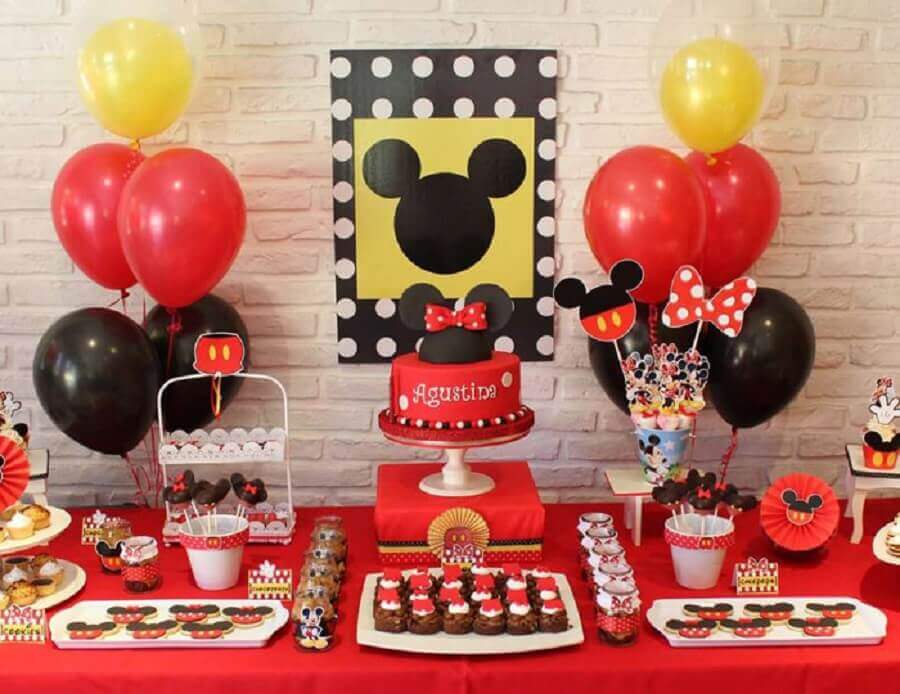 festa do mickey Simples