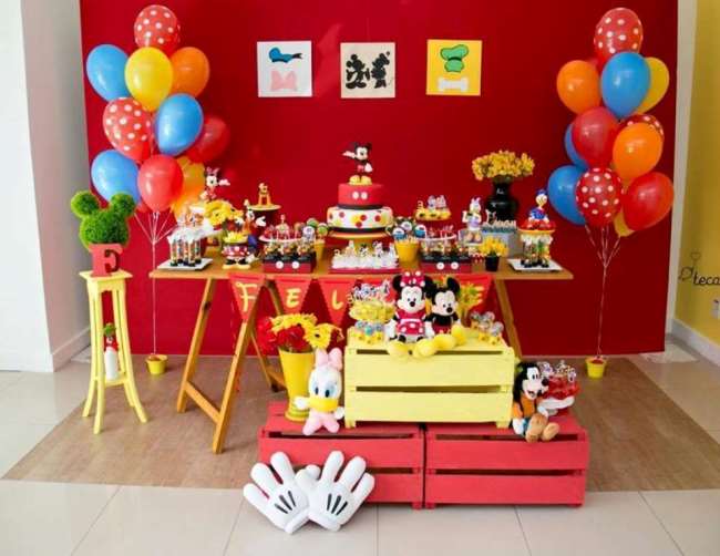 festa do mickey Simples