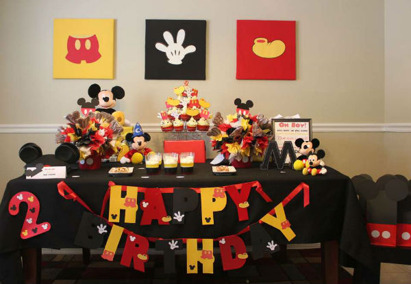 festa do mickey Simples