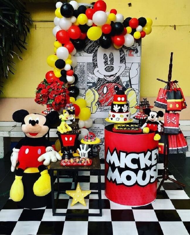 festa do mickey Simples