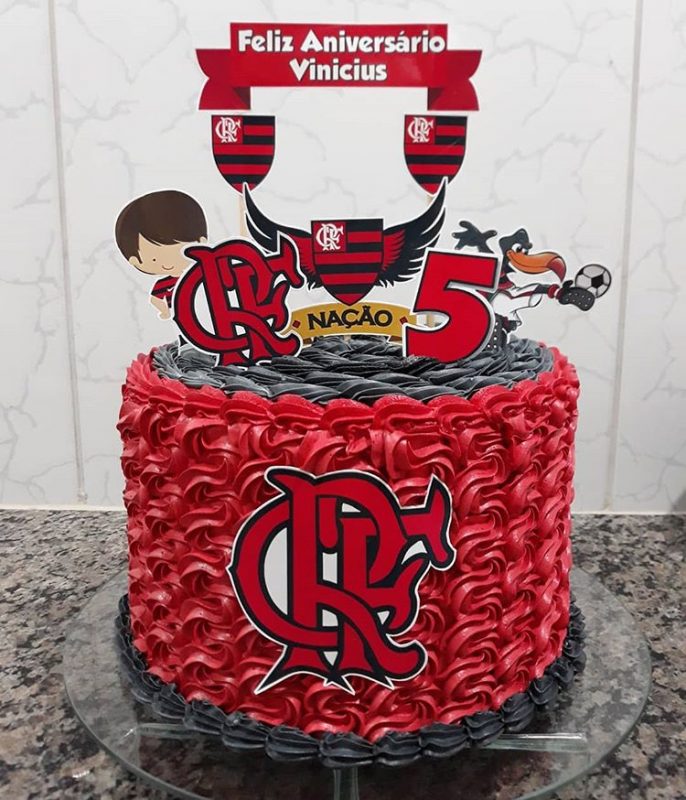 festa flamengo Bolo