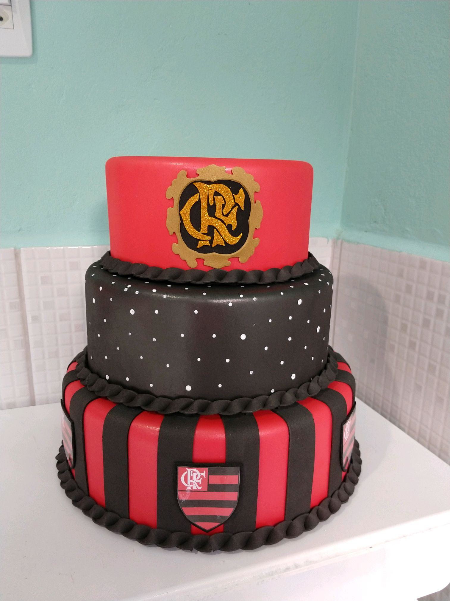 festa flamengo Bolo