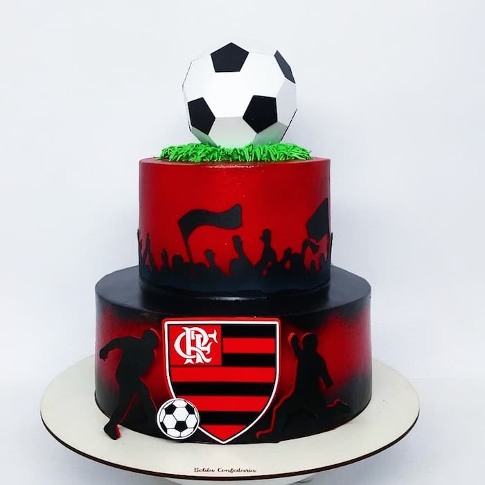 festa flamengo Bolo