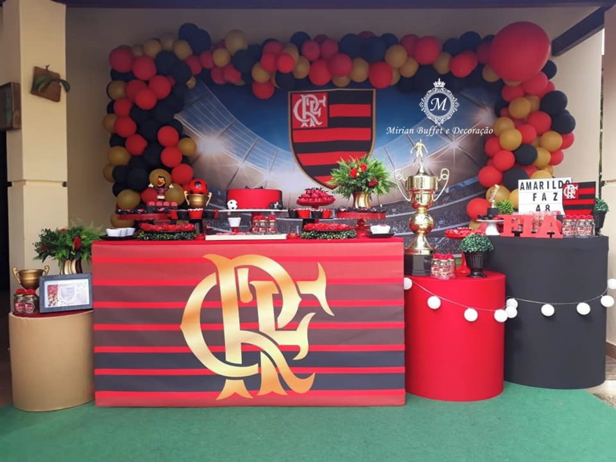 festa flamengo Luxo