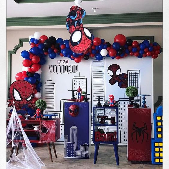 festa homem aranha Baby