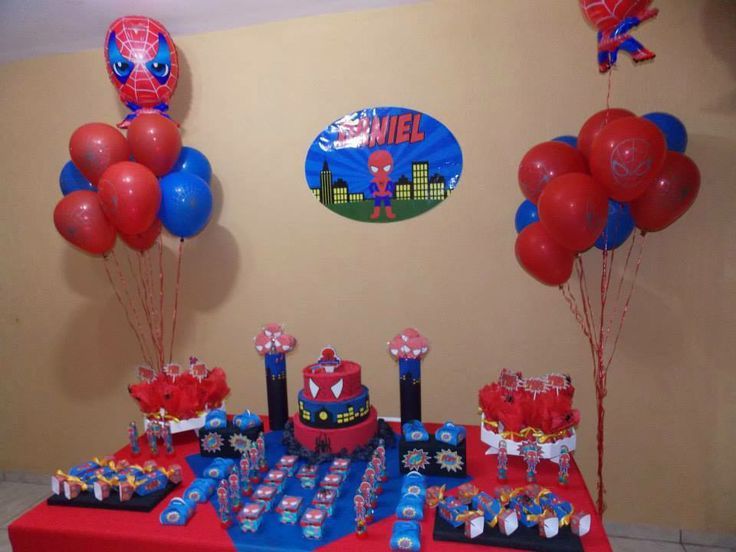 festa homem aranha Baby