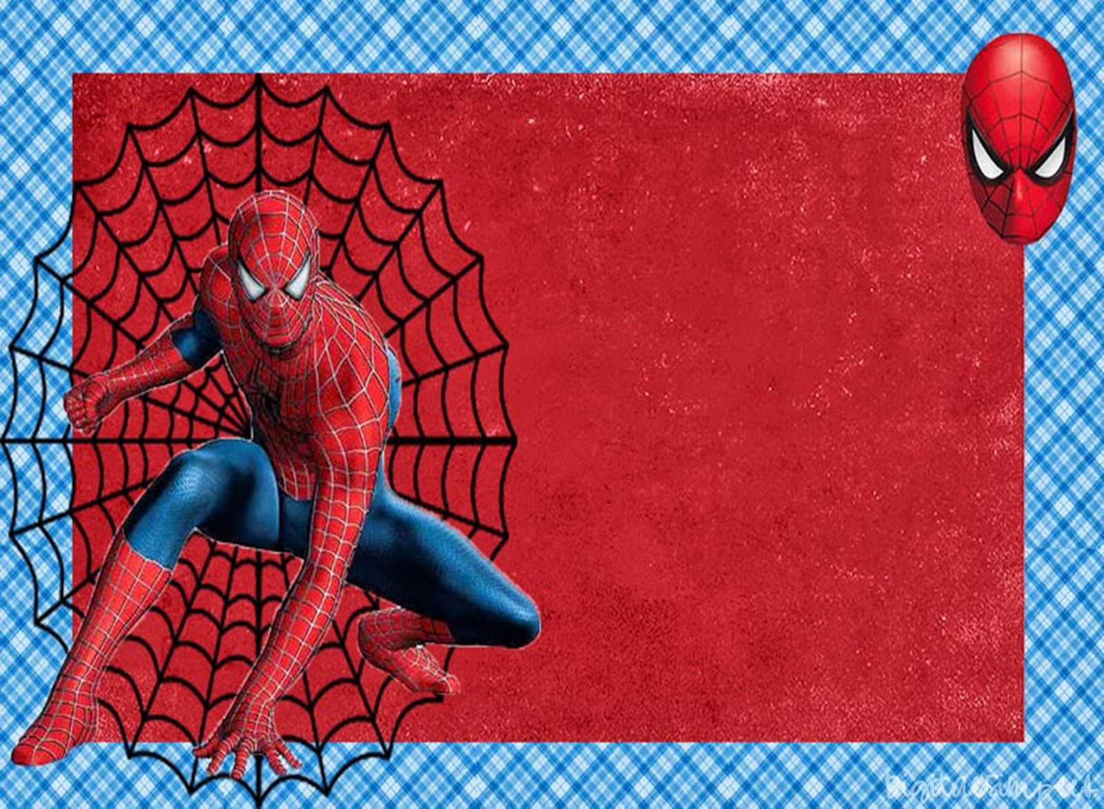 festa homem aranha Convite