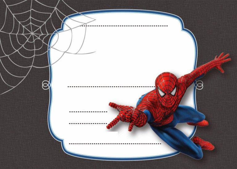 festa homem aranha Convite