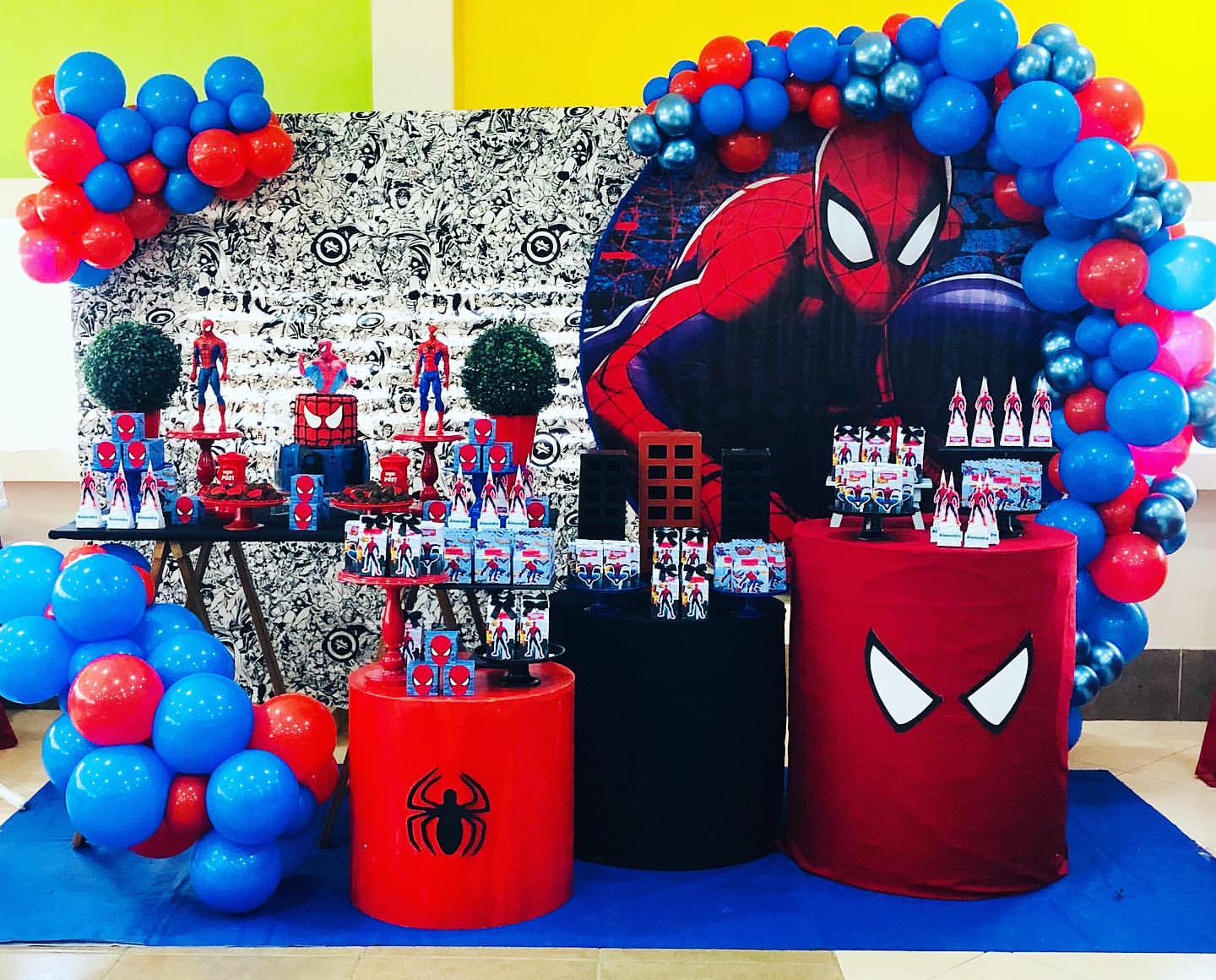 festa homem aranha Luxo