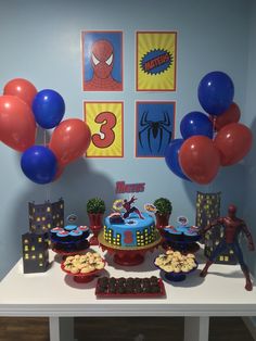 festa homem aranha Simples