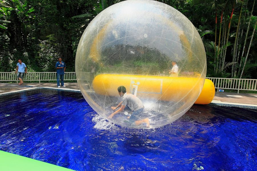 Festa Luau Na piscina