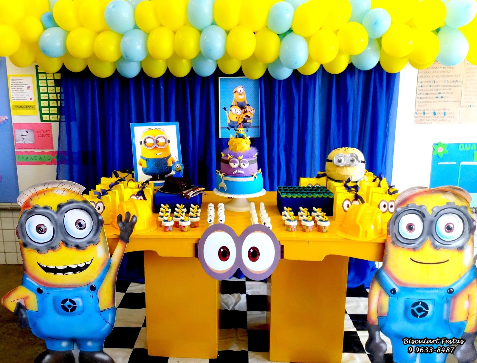 festa minions 1 Ano