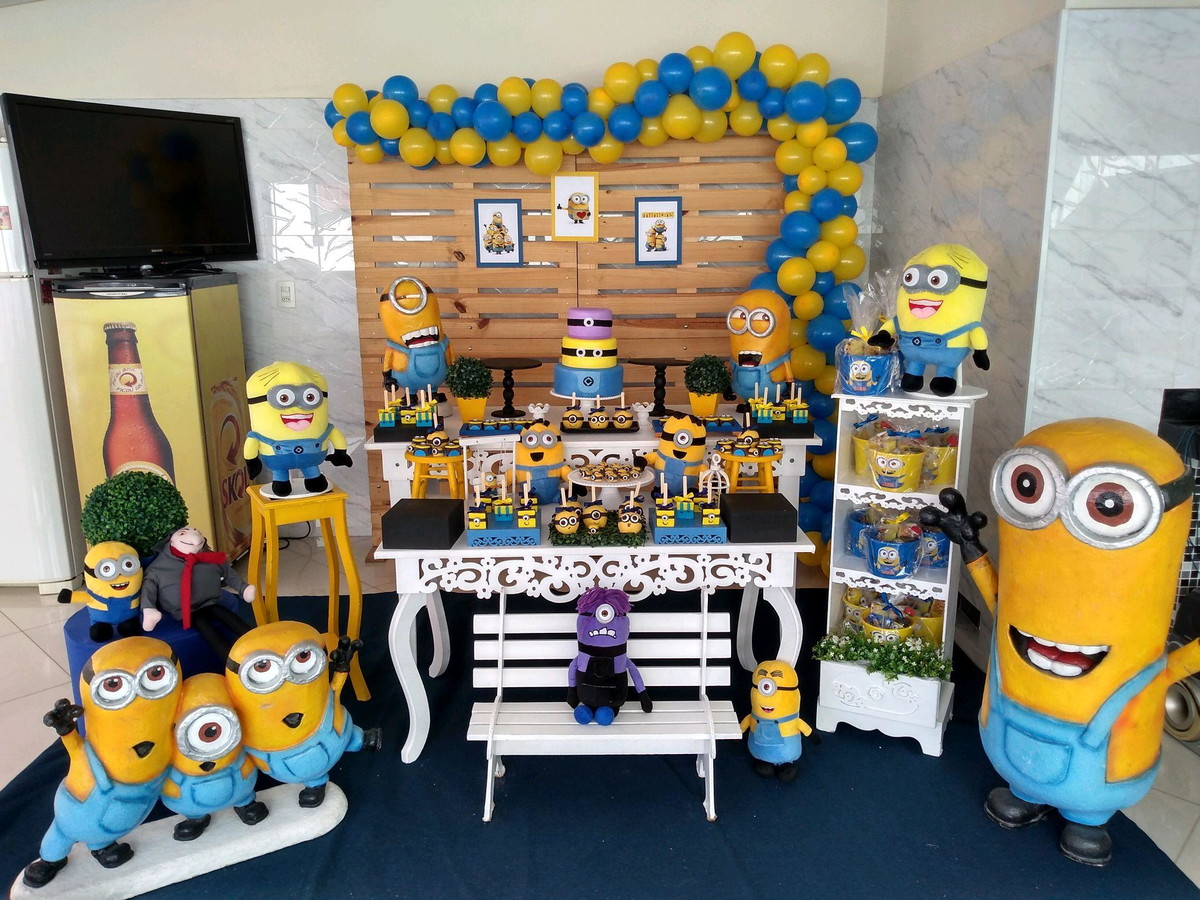 festa minions 1 Ano