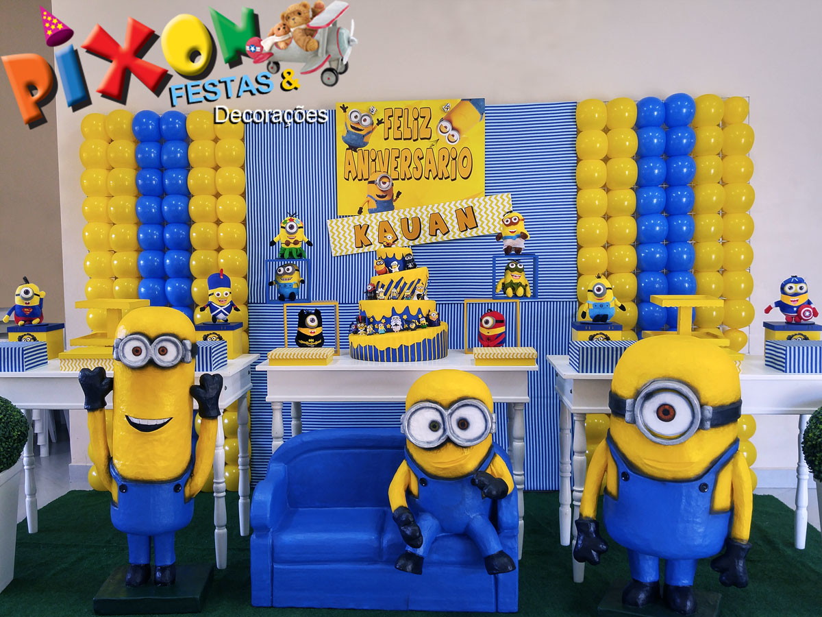 festa minions 1 Ano