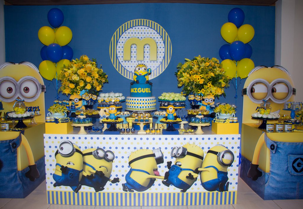 festa minions 1 Ano