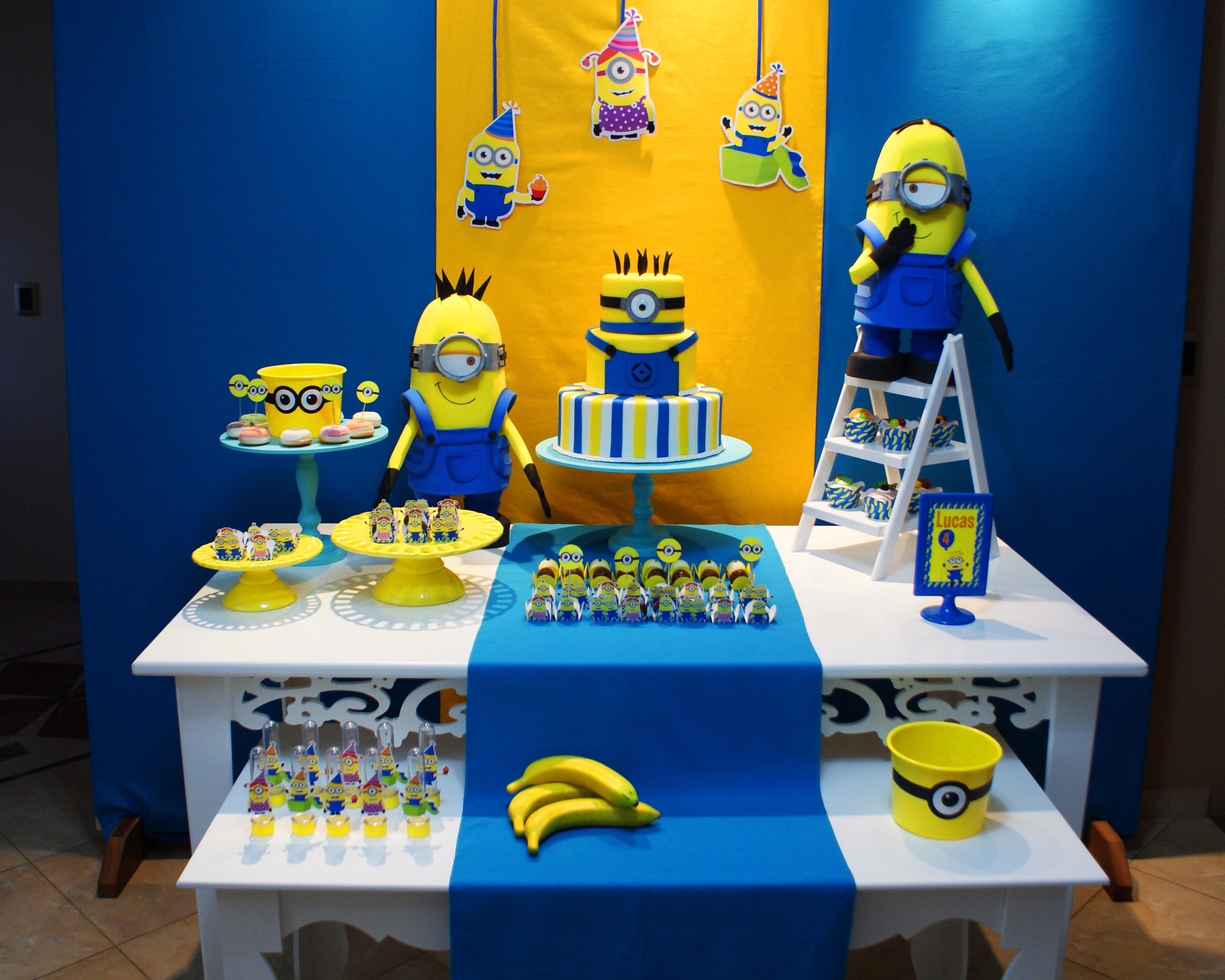 festa minions Azul