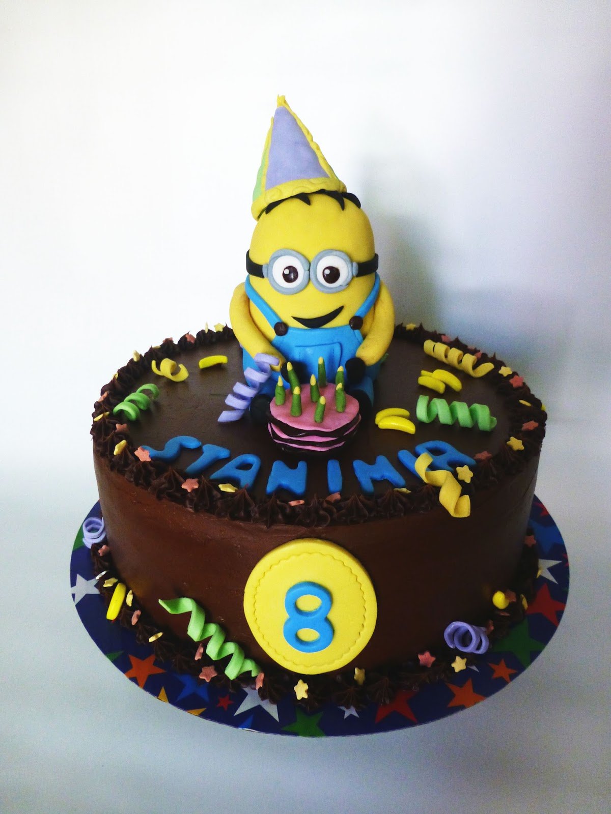 festa minions Bolo Decorado