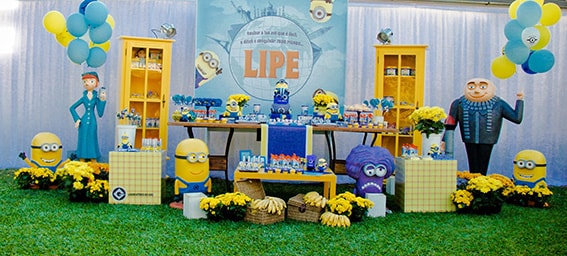 festa minions Luxo