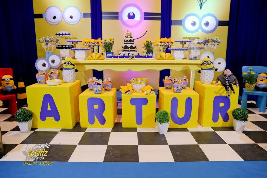 festa minions Luxo