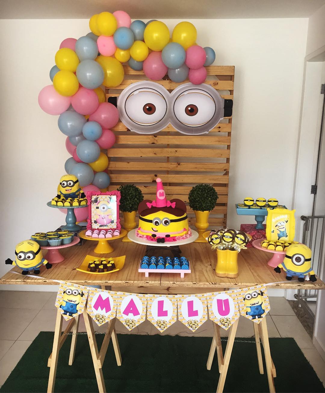 festa minions Rosa