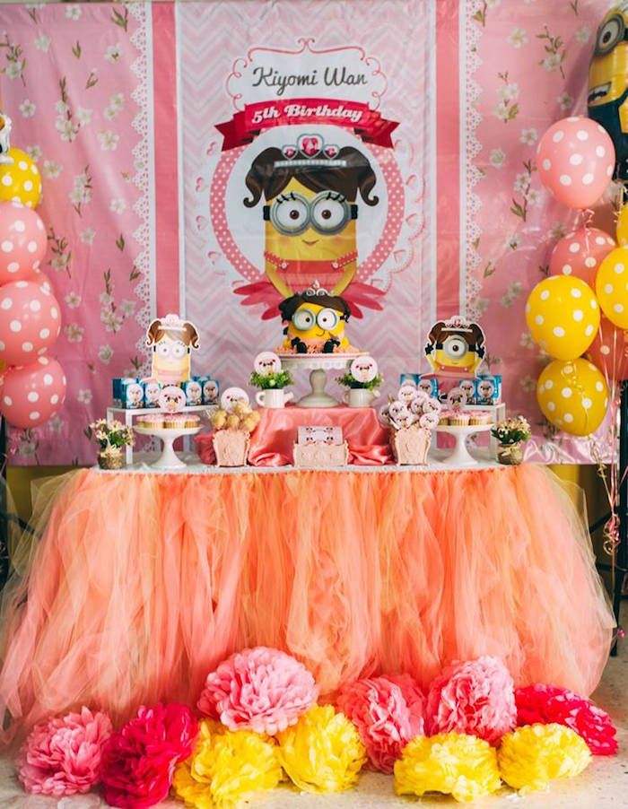 festa minions Rosa