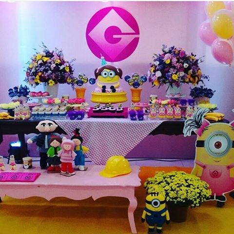 festa minions Rosa