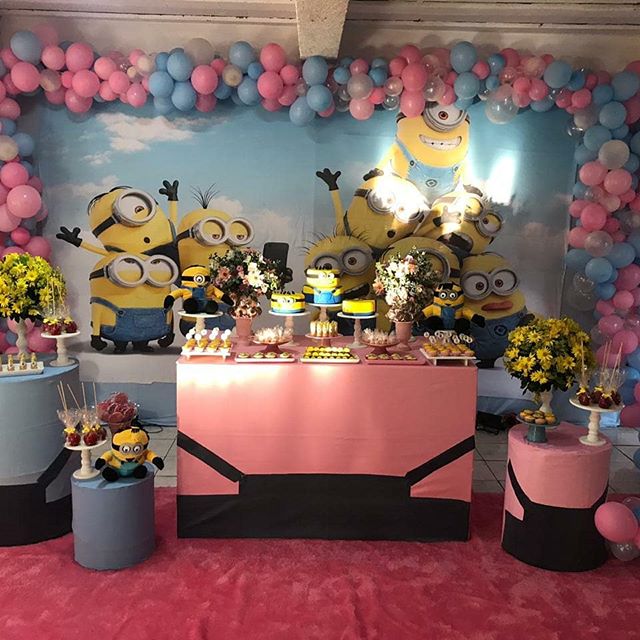 festa minions Rosa