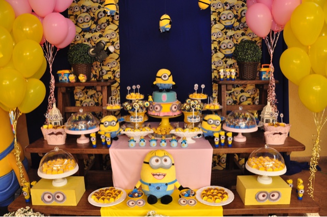 festa minions Rosa