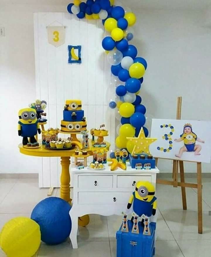 festa minions Simples