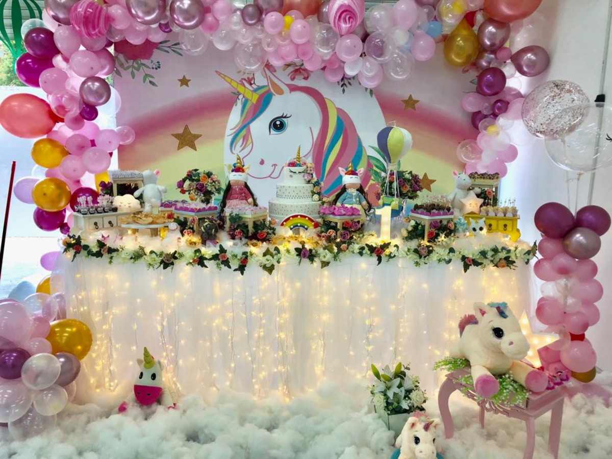 festa unicornio Luxo