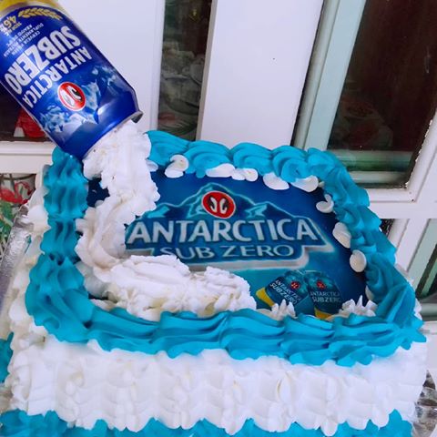 bolo antarctica Quadrado