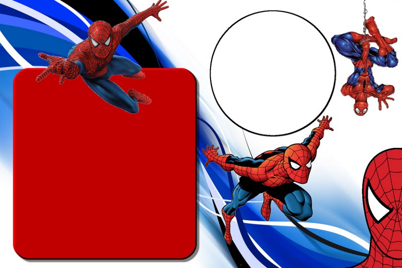 Convite Homem-Aranha Com Foto