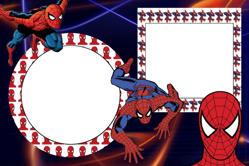 Convite Homem-Aranha Com Foto