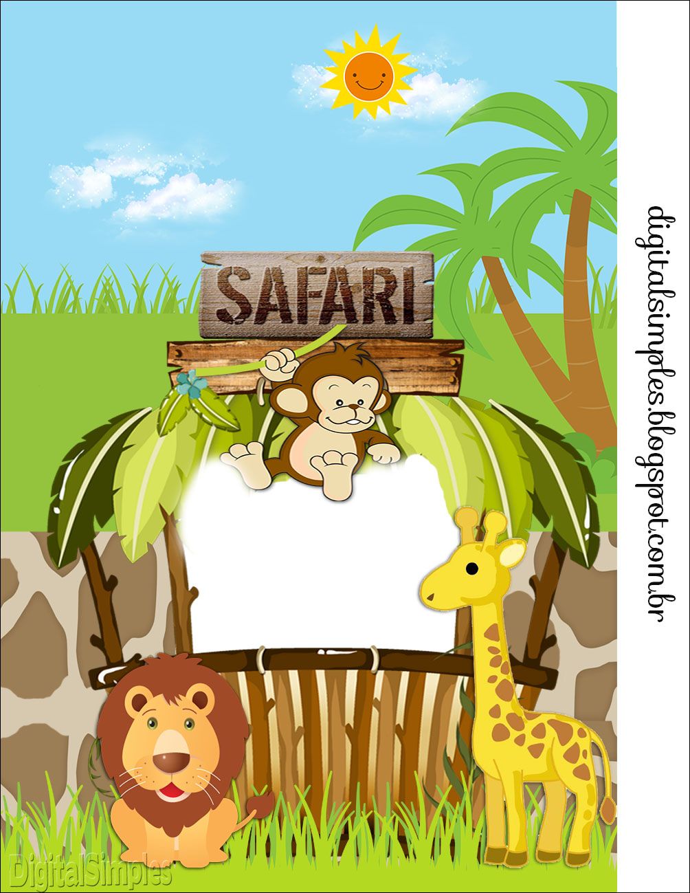 convite safari Virtual