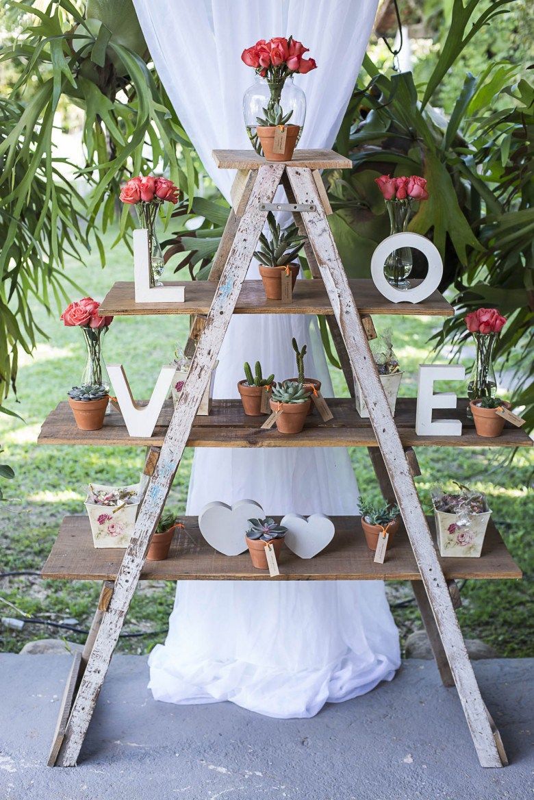 decoração de casamento simples Ao Ar Livre