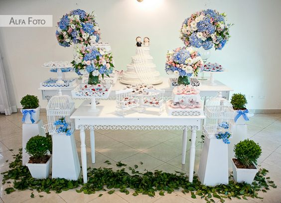 Featured image of post Decora o De Casamento Lilas E Azul Decora o de casamento azul moderna elegante tem diversas varia es poss veis e discreta ao mesmo flores para decora o de casamento azul e branco