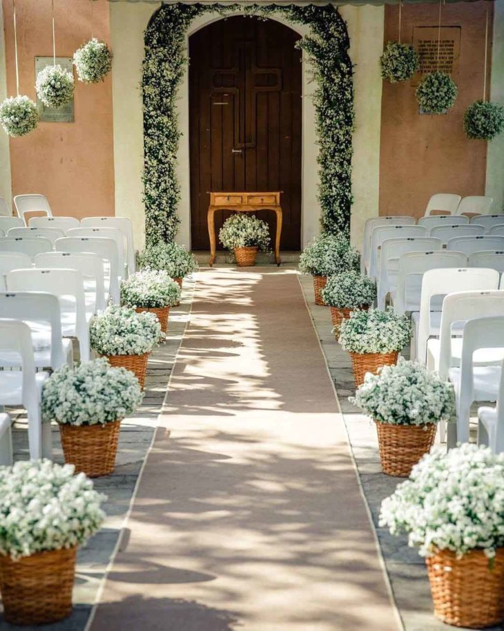 decoração de casamento simples E Elegante