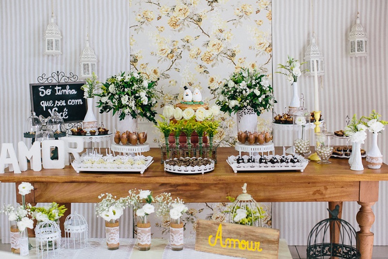 decoração de casamento simples E Elegante